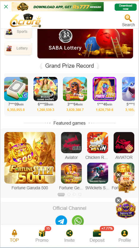 6crore Game